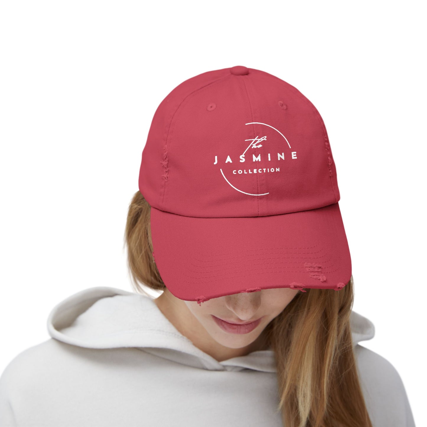 The Jasmine Collection Supporter Distressed Cap