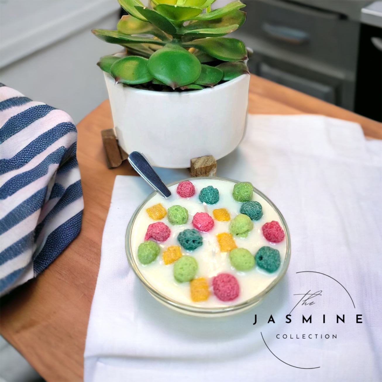 Crunch Berry Cereal Bowl Candle