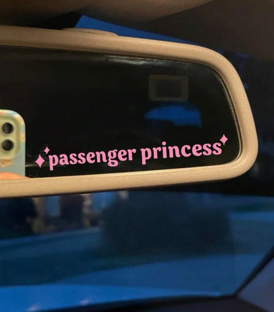 'Passenger Princess' Car Decal