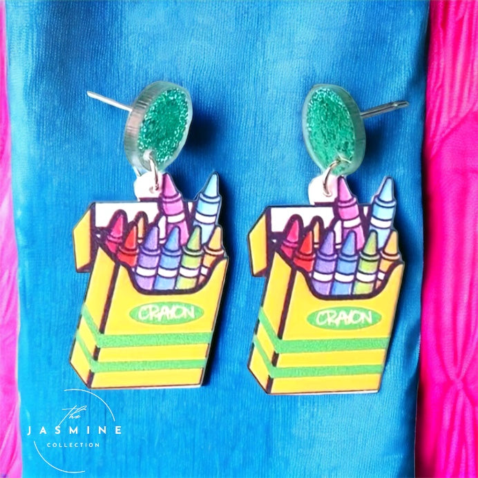 Crayon Earring Set