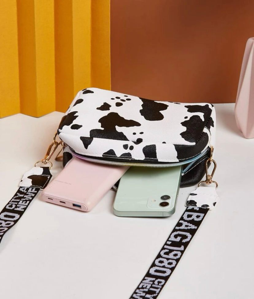 Cow Print Kuchen & Bag Purse