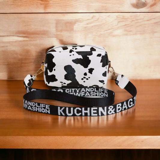 Cow Print Kuchen & Bag Purse