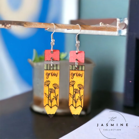 Grow Pencil Earrings