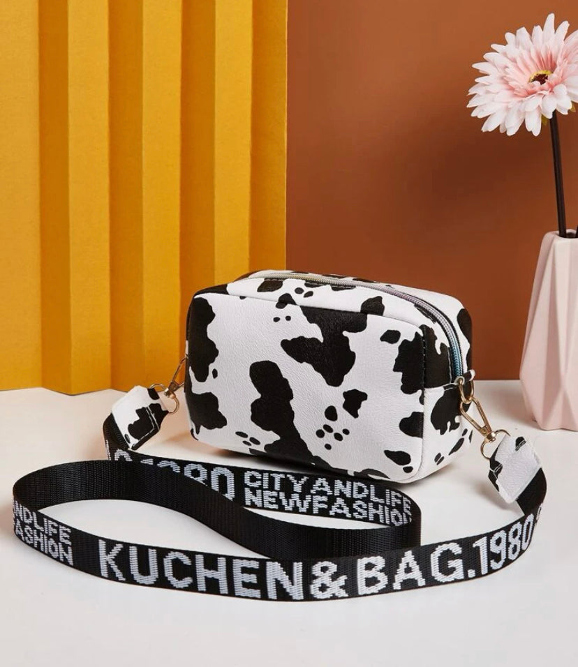 Cow Print Kuchen & Bag Purse