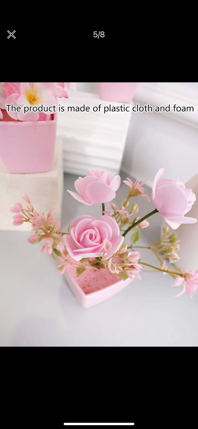 Pink Plant Collection • Artificial Plant Set