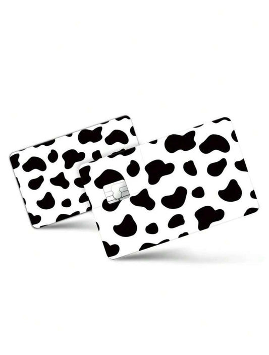 Cow Print Credit Card Sticker